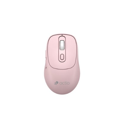 Miška OCTIO Style M320W, optična, brezžična, 1600 dpi, roza