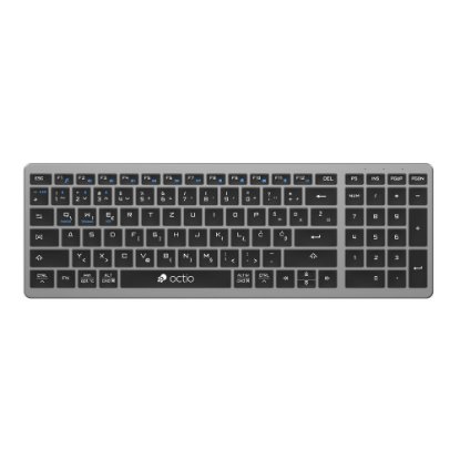 OCTIO Style K290WBT brezžična tipkovnica, Bluetooth, črna