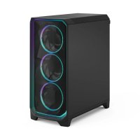 Ohišje FRACTAL DESIGN Meshify 3 Ambience Pro RGB Black TG Light, E-ATX, črno, brez napajalnika