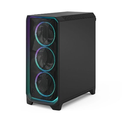 Ohišje FRACTAL DESIGN Meshify 3 Ambience Pro RGB Black TG Light, E-ATX, črno, brez napajalnika