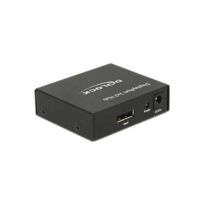 Razdjelnik DELOCK, DisplayPort 1.2 (Ž) na 2x DisplayPort (Ž), 4K