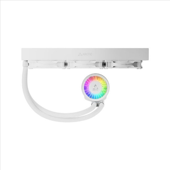 Vodeno hlajenje ARCTIC Liquid Freezer III 360 Pro ARGB, za Intel in AMD, belo
