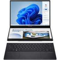 ASUS Zenbook Duo UX8406CA-PZ042XCore Ultra 9 285H, 32GB, 2TB SSD, Intel Arc Graphics, 14" 2,8K 120Hz OLED Touch, Windows 11 Pro, sivi