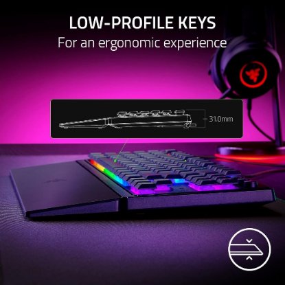 Tipkovnica RAZER Ornata V3 Tenkeyless, US layout, USB, črna