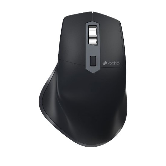 Miška OCTIO Ergo M340WBT, optična, brezžična, Bluetooth, 2400 dpi, črnaAsk ChatGPT