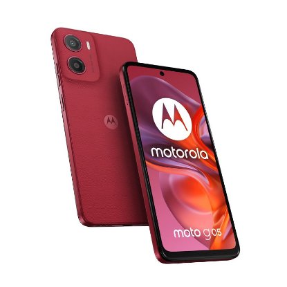 Mobilni telefon MOTOROLA G05, 6,67", 8?GB RAM, 256?GB notranjega pomnilnika, Android 15, rdeče barve