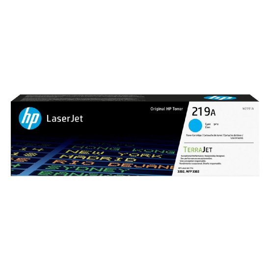Kartuša  HP LaserJet št. 219A, W2191A, za MFP 3302, cijan