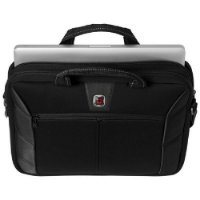 Zanesljiva poslovna torba za prenosnik – Wenger Sherpa 16", črna