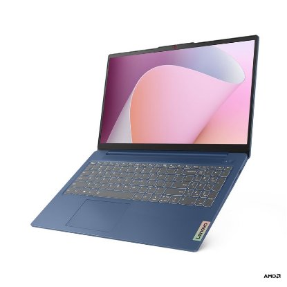 Prenosnik LENOVO IdeaPad Slim 3 82XM00N9SC / Ryzen 7 5825U, 16 GB, 1 TB SSD, AMD Radeon grafika, 15,6" FHD IPS zaslon, brez operacijskega sistema, modre barve