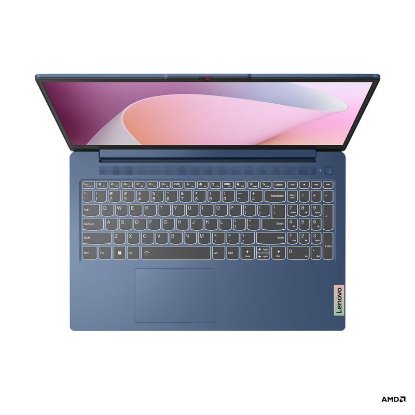 Prenosnik LENOVO IdeaPad Slim 3 82XM00N9SC / Ryzen 7 5825U, 16 GB, 1 TB SSD, AMD Radeon grafika, 15,6" FHD IPS zaslon, brez operacijskega sistema, modre barve
