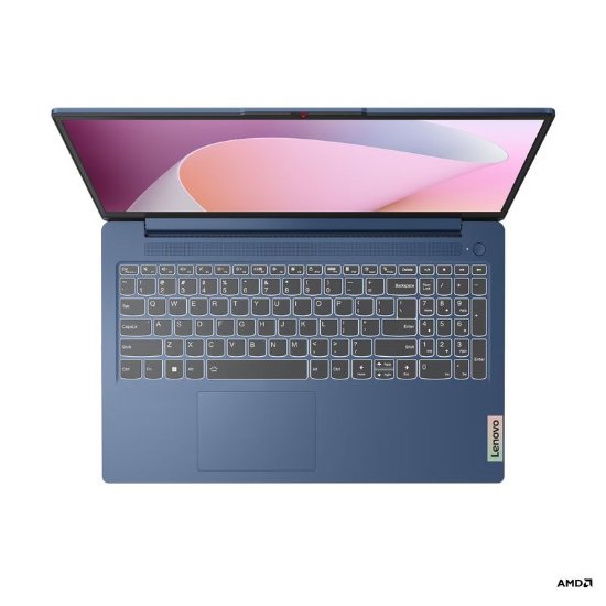 Prenosnik LENOVO IdeaPad Slim 3 82XM00N9SC / Ryzen 7 5825U, 16 GB, 1 TB SSD, AMD Radeon grafika, 15,6" FHD IPS zaslon, brez operacijskega sistema, modre barve