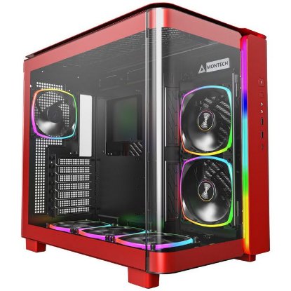 Računalnik LINKS Gaming PC G164A / Ryzen 7 7800X3D, 32GB DDR5, 2TB SSD NVMe, nVidia GeForce RTX 4090 24GB, WiFi, brez operacijskega sistema, rdeče barve