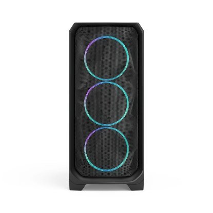Ohišje FRACTAL DESIGN Meshify 3 RGB Black TG Light Tint, E-ATX, črno, brez napajalnika