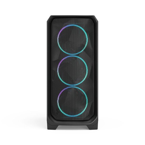 Ohišje FRACTAL DESIGN Meshify 3 RGB Black TG Light Tint, E-ATX, črno, brez napajalnika