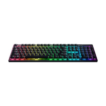 Tipkovnica RAZER Deathstalker V2 Pro, brezžična, mehanska, Red Linear Switch, RGB, US, črna