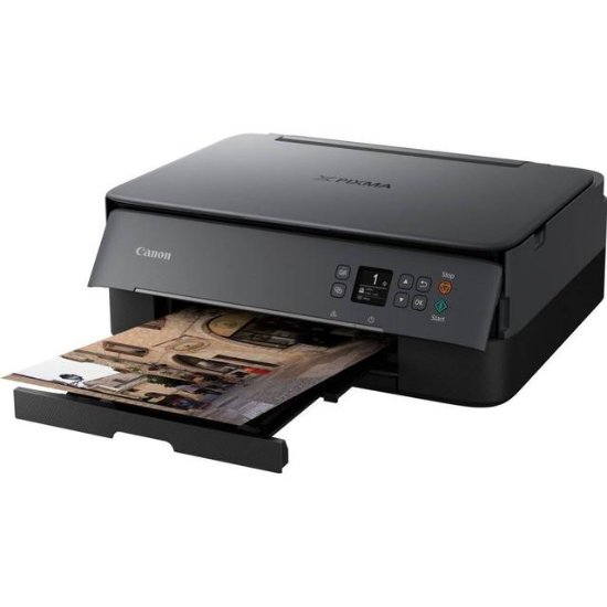 Multifunkcijski tiskalnik CANON Pixma TS5350, tiskanje/skeniranje/kopiranje, 1200 dpi, črn, USB, Wi-Fi
