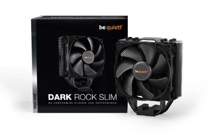 BE QUIET Dark Rock 4 Slim hladilnik, primeren za Intel in AMD, črn