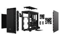 Ohišje BE QUIET Pure Base 600, ATX, črno, brez napajalnika
