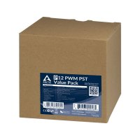 Ventilator ARCTIC P12 PWM PST, 120 mm, 1800 vrt/min, 5-pack, črni