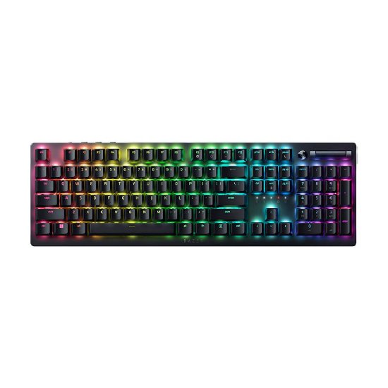 Tipkovnica RAZER Deathstalker V2 Pro, brezžična, mehanska, Red Linear Switch, RGB, US, črna