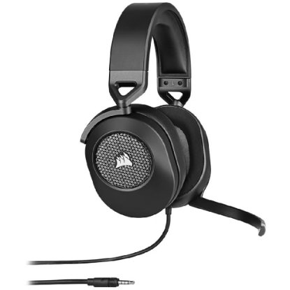 Slušalke CORSAIR HS65 Surround Gaming Wireless, brezžične, mikrofon, črne