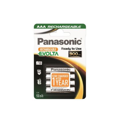 Baterija PANASONIC HHR-4XXE/4BC, AAA, 4 kosi, polnilne, 900mAh