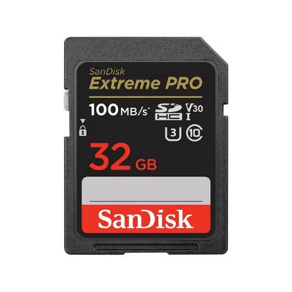 Spominska kartica SANDISK, SDHC Extreme Pro, 32 GB, SDSDXXO-032G-GN4IN, razred 10, V30 UHS-I U3, 100 MB/s