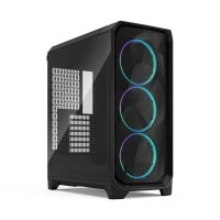 Ohišje FRACTAL DESIGN Meshify 3 RGB Black TG Light Tint, E-ATX, črno, brez napajalnika