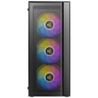 Ohišje ANTEC AX65 ARGB, MIDI, ATX, s steklenim oknom, črno, brez napajalnika