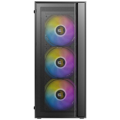 Ohišje ANTEC AX65 ARGB, MIDI, ATX, s steklenim oknom, črno, brez napajalnika