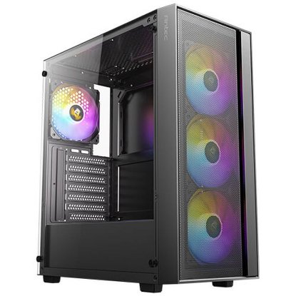 Ohišje ANTEC AX65 ARGB, MIDI, ATX, s steklenim oknom, črno, brez napajalnika