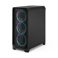 Ohišje FRACTAL DESIGN Meshify 3 RGB Black TG Light Tint, E-ATX, črno, brez napajalnika