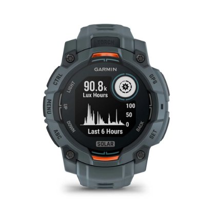 Pametna ura GARMIN Instinct 3 Solar 45mm, GPS, HR, Pametna obvestila, sivi