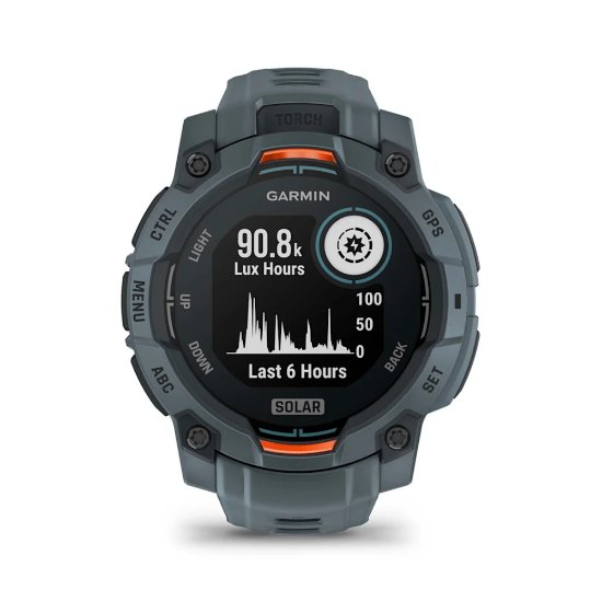 Pametna ura GARMIN Instinct 3 Solar 45mm, GPS, HR, Pametna obvestila, sivi