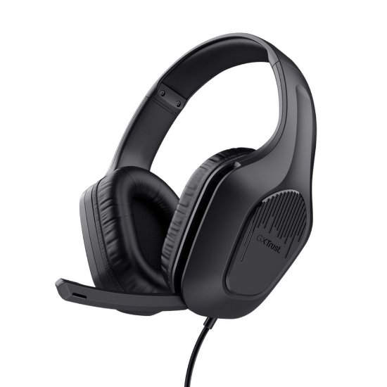 slušalke TRUST GXT 415 Zirox, črne