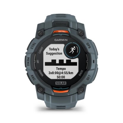 Pametna ura GARMIN Instinct 3 Solar 45mm, GPS, HR, Pametna obvestila, sivi