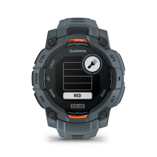 Pametna ura GARMIN Instinct 3 Solar 45mm, GPS, HR, Pametna obvestila, sivi