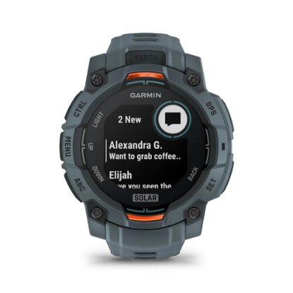 Pametna ura GARMIN Instinct 3 Solar 45mm, GPS, HR, Pametna obvestila, sivi