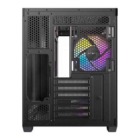 Ohišje ANTEC CX800 Wood ARGB, MIDI, ATX, z oknom, črno, brez napajanja