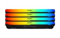 RAM pomnilnik PC-25600, 128GB, KINGSTON Fury Beast RGB KF432C16BB2AK4/128, DDR4 3200MHz, 4x32GB