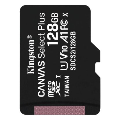 Pomnilniška kartica KINGSTON Canvas Select Plus Micro SDCS2/128GBSP, SDXC 128GB, Class 10 UHS-I