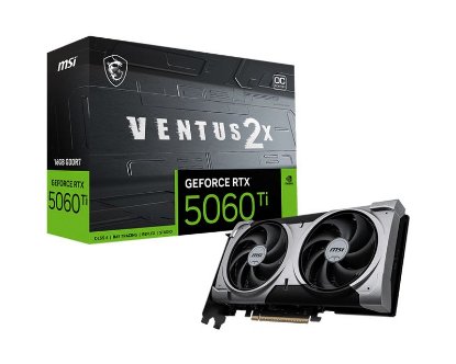 Grafična kartica MSI GeForce RTX 5060 Ti Ventus 2X OC, 16GB GDDR7