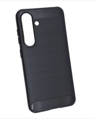 Ovitek +CLASS TPU Carbon Matte, za Samsung Galaxy S25, črni