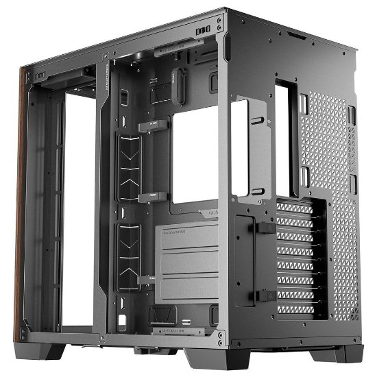 Ohišje ANTEC C8 Wood, Full Tower, E-ATX, črno, bez napajalnika