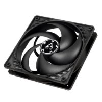 Ventilator ARCTIC P12 PWM PST, 120mm, 1800 okr/min, black/black