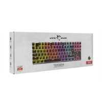 Tipkovnica WHITE SHARK Tessen, RGB, crveni switch, mehanička, crna, USB