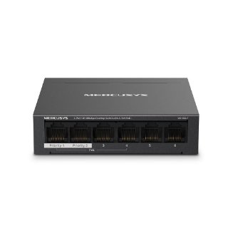 Switch MERCUSYS MS106LP, 10/100 Mbps, 4xPoE, 6-port