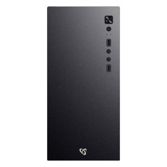 Ohišje SBOX PCC-12, mATX Mid Tower, črno, bez napajalnika