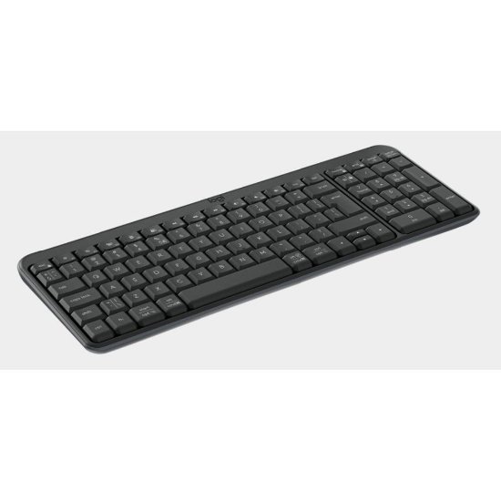 Tipkovnica LOGITECH K250 Compact Bluetooth Combo, brezžična, črna