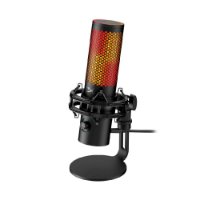 Mikrofon HyperX QuadCast 2S 9A273AA, namizni, RGB, črni